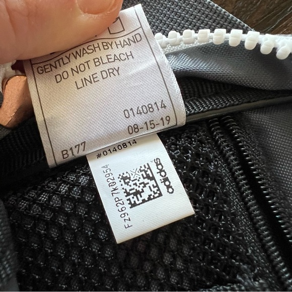 ADIDAS Linear Mini Backpack Small Gray Adjustable Travel Bag, - Picture 11 of 15